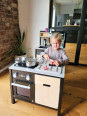 Industrial Play Kitchen with Kitchen Island Industrial Play Kitchen with Kitchen Island