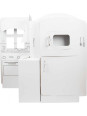 Play Kitchen made of Construction Cardboard Play Kitchen made of Construction Cardboard