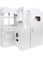Play Kitchen made of Construction Cardboard Play Kitchen made of Construction Cardboard