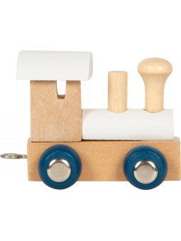 Letters Train Polar Train Engine snow white & natural