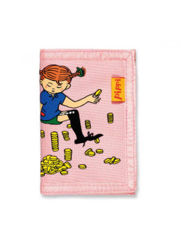 Różowy Portfel dla dzieci Pippi Langstrumpf