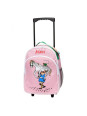 Walizka na kółkach dla dzieci, różowa Pippi