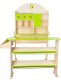 Drewniany sklep, stragan, warzywniak  dla dzieci do zabawy small foot design - drewniana zabawka, zabawa w sklep dla 3 latka