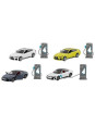 BMW i4 M50, Audi RS e-tron GT, light and sound, die-cast, - set of 4