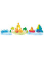Landscape puzzle Honolulu with 3 glass stones, 23 x 23 x 3 Landscape puzzle Honolulu with 3 glass stones, 23 x 23 x 3