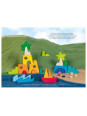 Landscape puzzle Honolulu with 3 glass stones, 23 x 23 x 3 Landscape puzzle Honolulu with 3 glass stones, 23 x 23 x 3