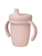 Silikonowy kubek z ustnikiem, różowy, b.box Silikonowy kubek z ustnikiem, różowy, b.box