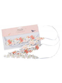 Zestaw 6 papierowych koron Les Parisiennes 642560