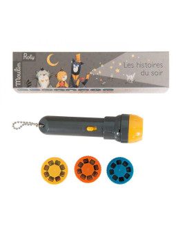 Latarka- projektor Les Moustaches 666360