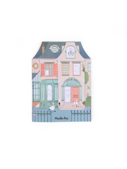 Kolorowanka domek myszek z naklejkami 667600