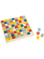Sudoku gra logiczna dla dzieci, pomoce montessori small foot design - drewniana gra edukacyjna dla 6 latka