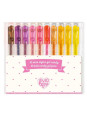 Zestaw 10 minidługopisów żelowych CANDY DD03786