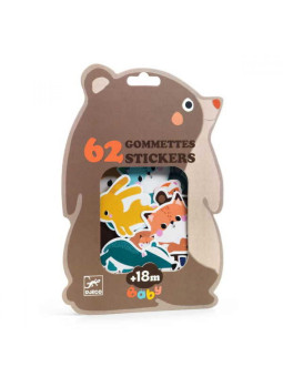 Naklejki dla maluchów LEŚNE ZWIERZĄTKA DJ00055