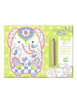 Magiczne kolorowanki - DZIKIE ZWIERZĘTA DJ00062