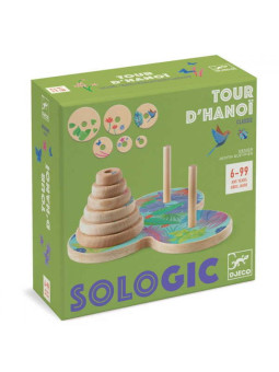 Gra logiczna Sologic WIEŻE HANOI DJ00812