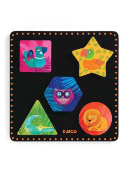Drewniane puzzle Geochic DJ01050