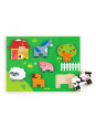 Drewniane puzzle NA FARMIE DJ01069