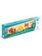 Drewniane puzzle LEŚNE ZWIERZĄTKA DJ01119 Drewniane puzzle LEŚNE ZWIERZĄTKA DJ01119