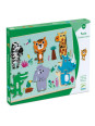 Puzzle drewniane dwuelementowe DŻUNGLA DJ01258 Puzzle drewniane dwuelementowe DŻUNGLA DJ01258
