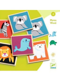 Drewniane memo ZWIERZĄTKA DJ01624