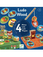 Gra LudoWood: zestaw 4 gier DJ01628 Gra LudoWood: zestaw 4 gier DJ01628
