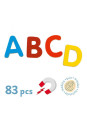 Kolorowe literki magnetyczne 83 szt DJ03101 Kolorowe literki magnetyczne 83 szt DJ03101