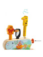Drewniana zabawka WYSKAKUJĄCE ZWIERZAKI DJ06291 Drewniana zabawka WYSKAKUJĄCE ZWIERZAKI DJ06291