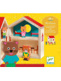 Drewniana zabawka mini domek DJ06385 Drewniana zabawka mini domek DJ06385