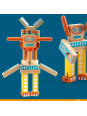 Drewniany robot ZE ELASTOROBOT DJ06435 Drewniany robot ZE ELASTOROBOT DJ06435