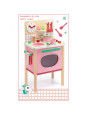 Drewniana kuchenka różowa DJ06504 Drewniana kuchenka różowa DJ06504