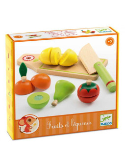 Drewniane warzywa i owoce do krojenia DJ06526