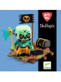 Figurka pirat Skullapic z tratwą i skarbem DJ06841 Figurka pirat Skullapic z tratwą i skarbem DJ06841