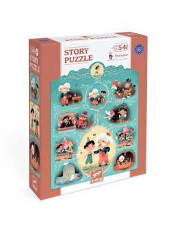Puzzle opowieść - PINOKIO 54 elem. DJ07052