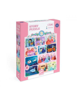 Puzzle opowieść - KOPCIUSZEK 54 elem. DJ07053