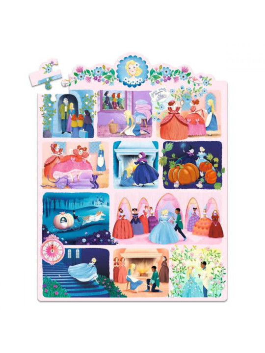 Puzzle opowieść - KOPCIUSZEK 54 elem. DJ07053 Puzzle opowieść - KOPCIUSZEK 54 elem. DJ07053
