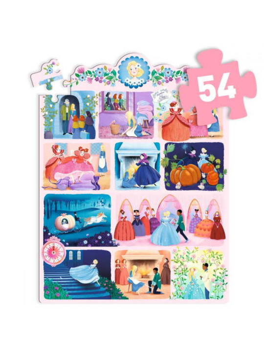 Puzzle opowieść - KOPCIUSZEK 54 elem. DJ07053 Puzzle opowieść - KOPCIUSZEK 54 elem. DJ07053