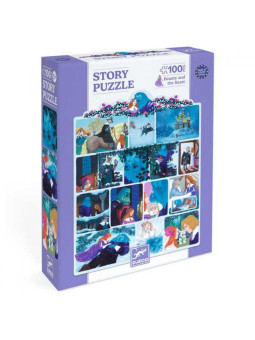 Puzzle opowieść - PIĘKNA I BESTIA 100 el. DJ07055