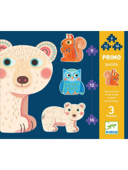 Puzzle progresywne  W LESIE 9/12/16 elem. DJ07143