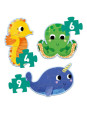 Puzzle progresywne  4/6/9 "W MORZU" DJ07144 Puzzle progresywne  4/6/9 "W MORZU" DJ07144