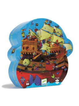 Puzzle tekturowe STATEK PIRACKI 54 el. DJ07241