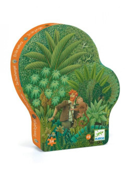 Puzzle tekturowe W DŻUNGLI  54 el.DJ07244