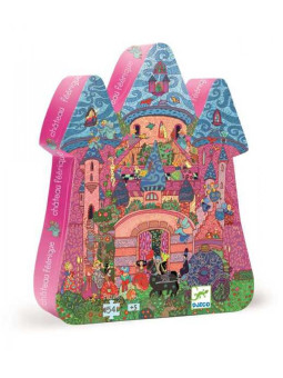 Puzzle tekturowe ZAMEK KSIĘŻNICZKI 54 el.DJ07246