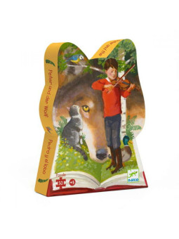 Puzzle tekturowe PIOTR I WILK 50 el.DJ07309