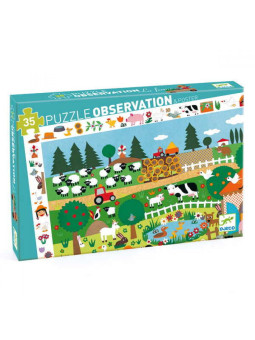 Puzzle obserwacja FARMA - 35 el.DJ07591