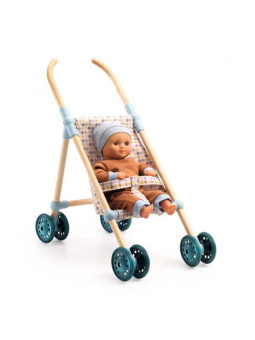 Drewniany wózek spacerowy KOLEKCJA POMEA DJ07843