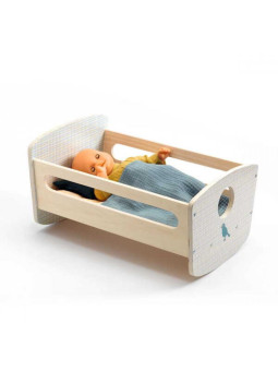 Drewniana kołyska dla lalek KOLEKCJA POMEA DJ07862