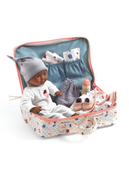 Walizka z lalką i akcesoriami CERISE POMEA DJ07867