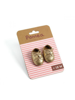 Złote buciki dla lalki KOLEKCJA POMEA DJ07887