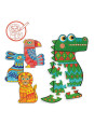 Zrób to sam - puzzle do kolorowania DJ07946 Zrób to sam - puzzle do kolorowania DJ07946