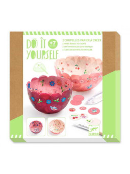 Zrób to sam - PAPIEROWE MISECZKI RÓŻOWE DJ07982